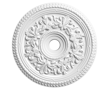 French Style Plaster Carved Top Plate-ID:182640693