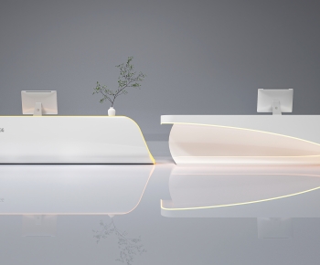 Modern Reception Desk-ID:707205061