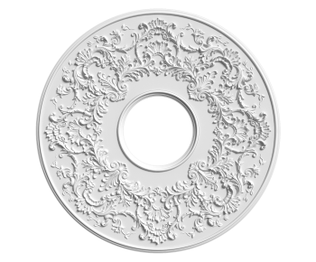 French Style Plaster Carved Top Plate-ID:499609957
