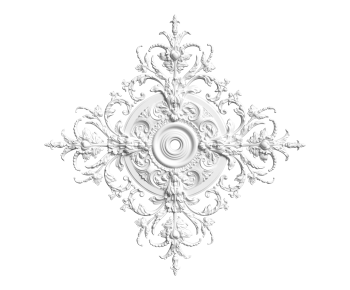 French Style Plaster Carved Top Plate-ID:173715112