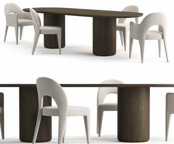Modern Dining Table And Chairs-ID:355361941