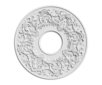 French Style Plaster Carved Top Plate-ID:126394993