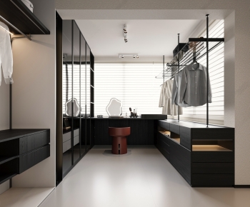 Modern Clothes Storage Area-ID:270957954