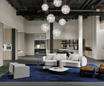 Modern A Living Room-ID:312709896