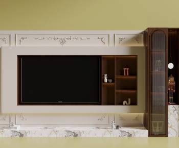 French Style TV Wall-ID:130550946