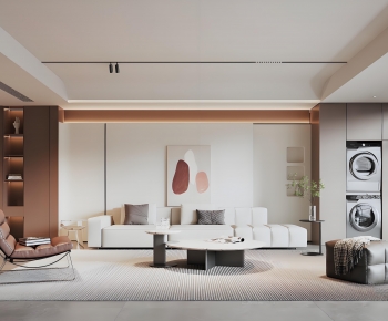 Modern A Living Room-ID:738436947
