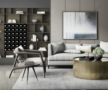 New Chinese Style Sofa Combination-ID:559690956