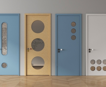 Modern Single Door-ID:915155899