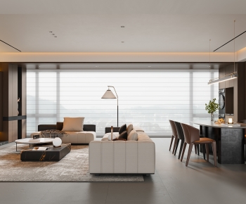 Modern A Living Room-ID:628735072