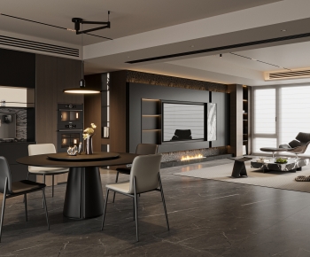 Modern Dining Room-ID:699438109