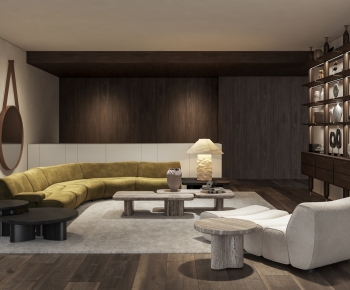 Modern A Living Room-ID:487073908