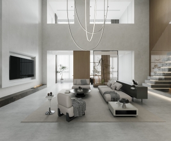 Modern A Living Room-ID:470345971