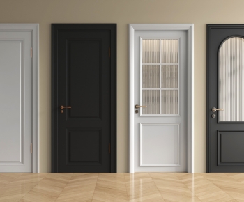 French Style Single Door-ID:247464904