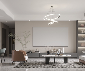 Modern A Living Room-ID:485312941