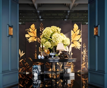 New Classical Style Lobby Hall-ID:824090969