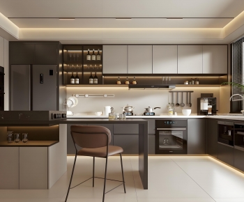 Modern Open Kitchen-ID:708839988
