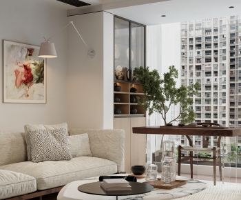 Modern A Living Room-ID:491209086