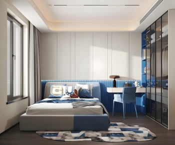 Modern Boy's Room And Son's Room-ID:219827898