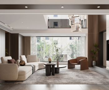 Modern A Living Room-ID:818398003