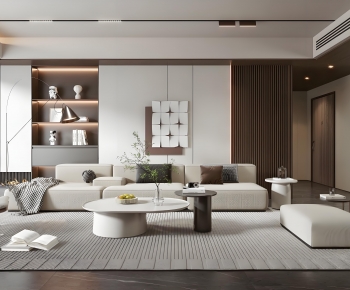 Modern A Living Room-ID:993877894