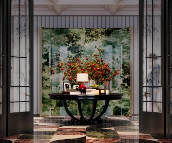 New Chinese Style Lobby Hall-ID:971100091