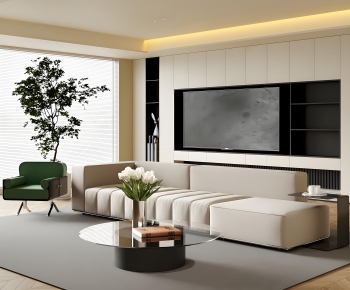 Modern A Living Room-ID:326127058