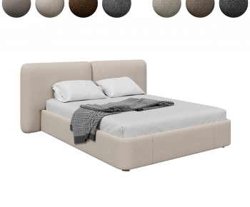 Modern Double Bed-ID:797181153