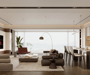 Modern A Living Room-ID:513806103