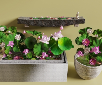 New Chinese Style Plant Landscaping-ID:606694944