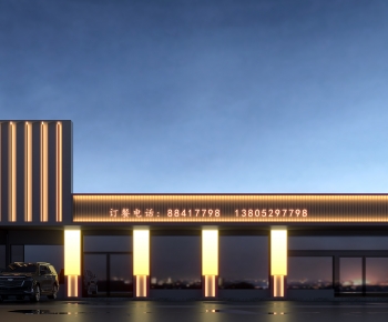 Modern Facade Element-ID:333506114