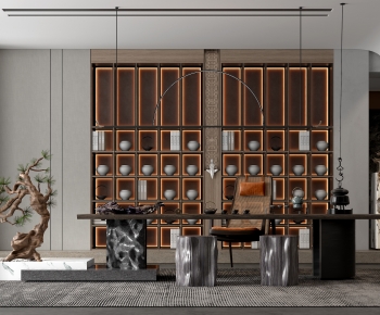 New Chinese Style Tea House-ID:963558912