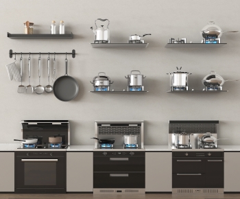 Modern Kitchen Electric Gas Range-ID:145940078