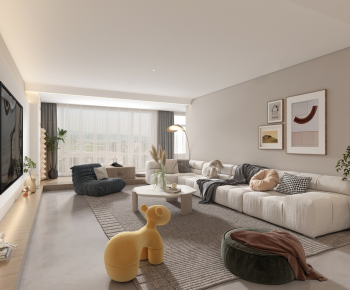 Modern A Living Room-ID:511754043