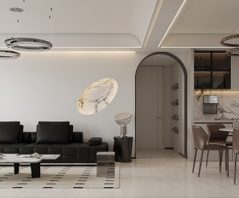 Modern A Living Room-ID:193665986