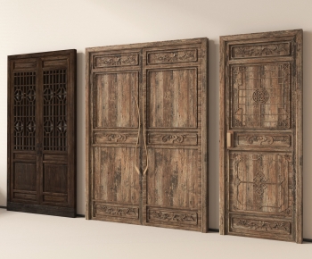 Chinese Style Double Door-ID:366501097