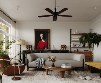 Modern A Living Room-ID:791165116