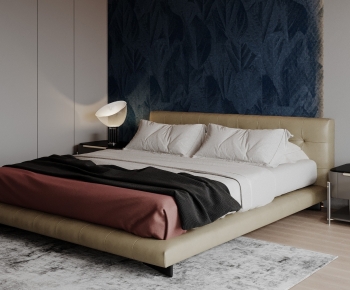 Modern Double Bed-ID:637450937