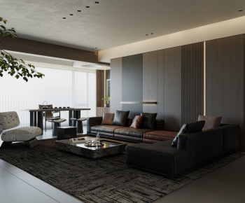 Modern A Living Room-ID:966587072