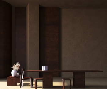 Wabi-sabi Style Dining Room-ID:440203916