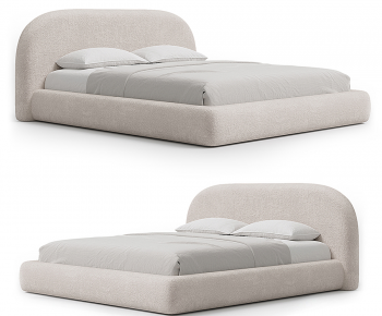Modern Double Bed-ID:622490881