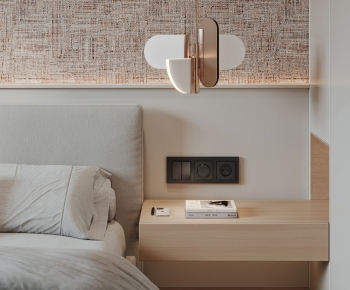 Modern Double Bed-ID:757602932