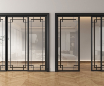 New Chinese Style Sliding Door-ID:291165112