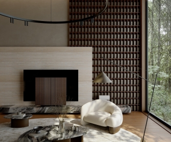 Modern A Living Room-ID:405850433