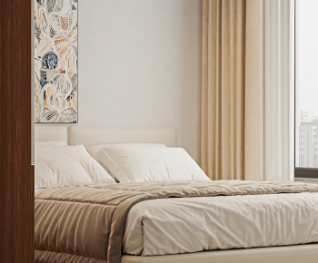 Modern Double Bed-ID:183511026