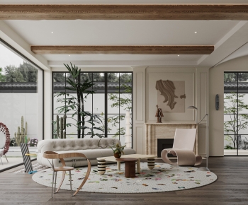 Modern A Living Room-ID:533380998