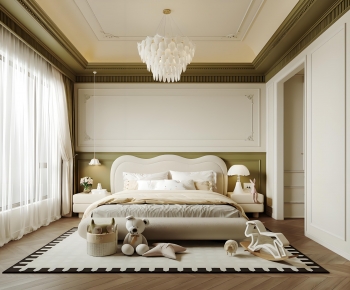 French Style Girl's Room Daughter's Room-ID:926958082