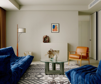 Modern A Living Room-ID:735162029