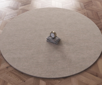 Modern Circular Carpet-ID:711622005