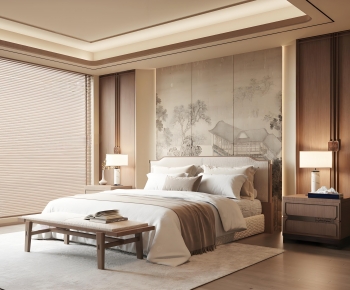 New Chinese Style Bedroom-ID:170241124