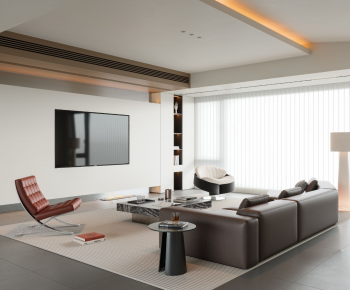 Modern A Living Room-ID:605420111